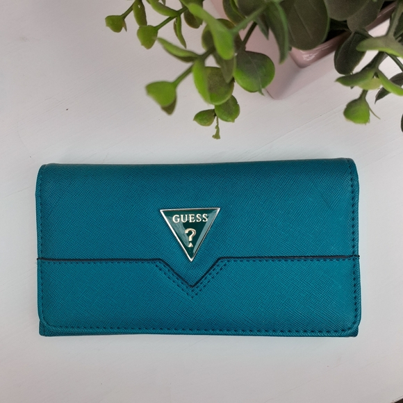 Guess Handbags - Guess Turquoise Wallet